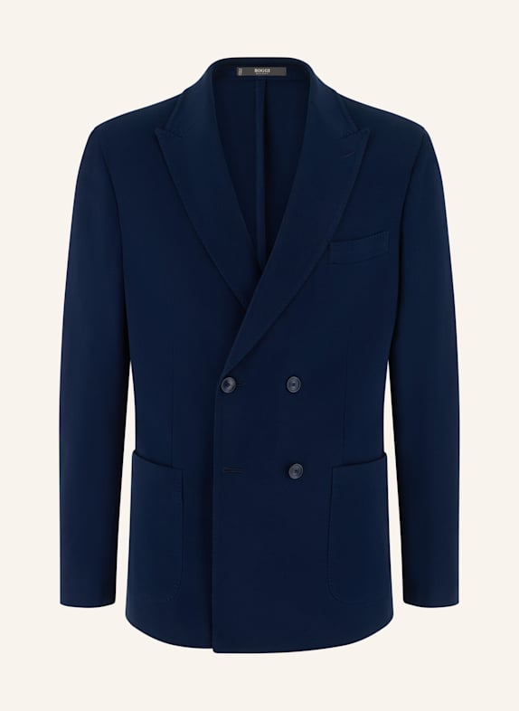 BOGGI MILANO Sweatjasje DONKERBLAUW