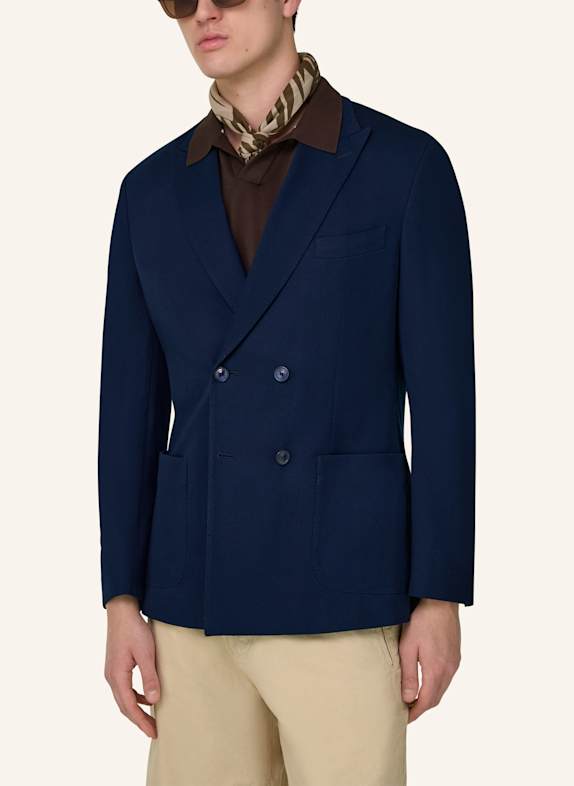 BOGGI MILANO Sweatjasje DONKERBLAUW