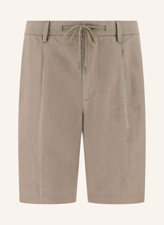BOGGI MILANO Bermudahose GRAU