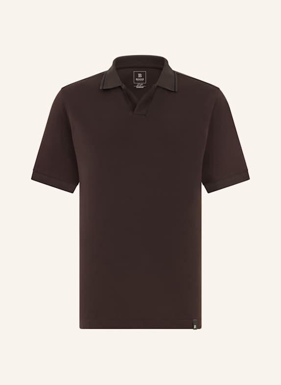BOGGI MILANO Poloshirt BRAUN