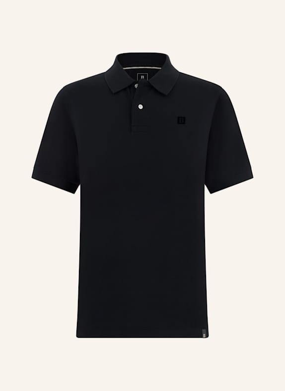 BOGGI MILANO Poloshirt SCHWARZ