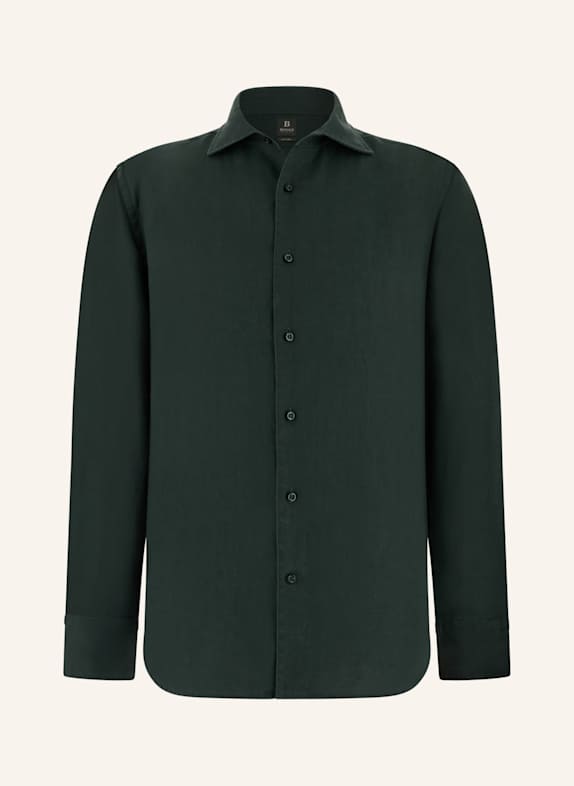 BOGGI MILANO Overshirt DONKERGROEN