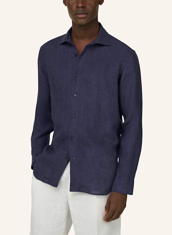 BOGGI MILANO overshirt BLAUW