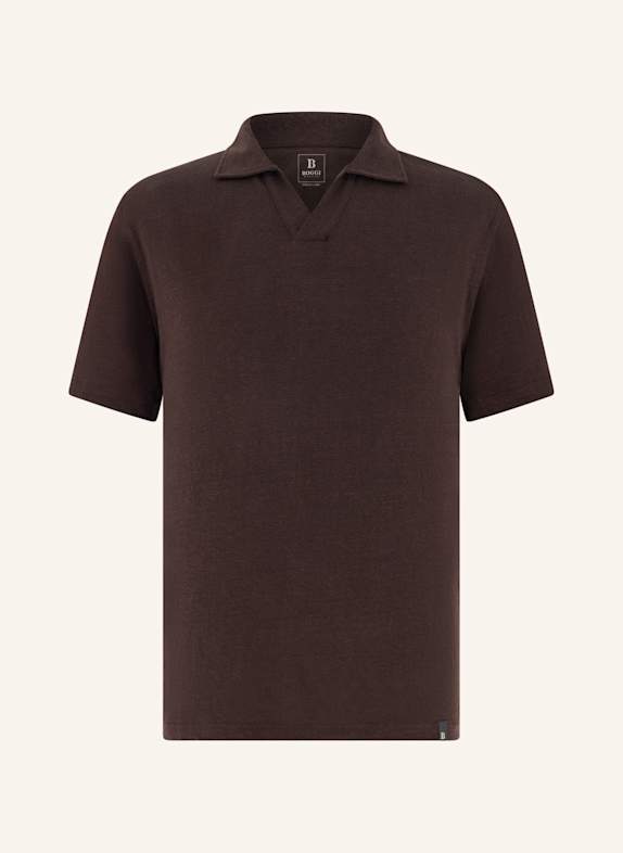 BOGGI MILANO Poloshirt BRAUN