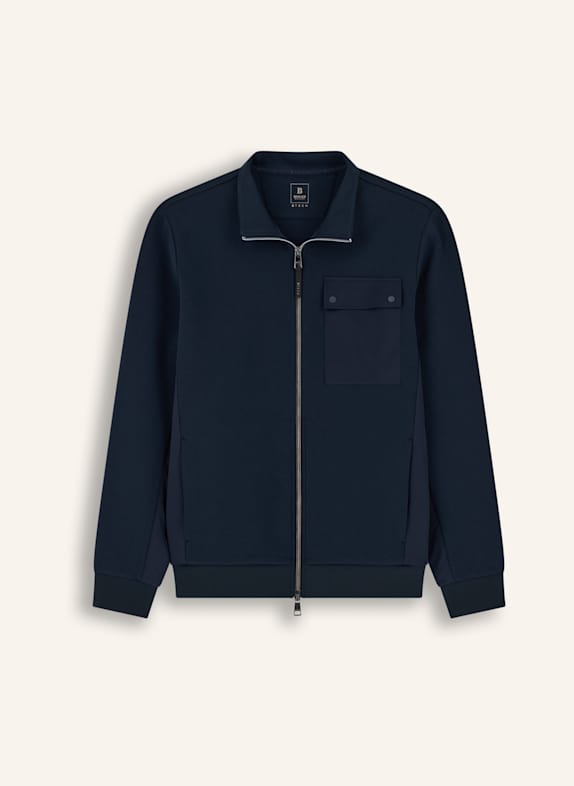 BOGGI MILANO Sweatshirt jacket BLUE