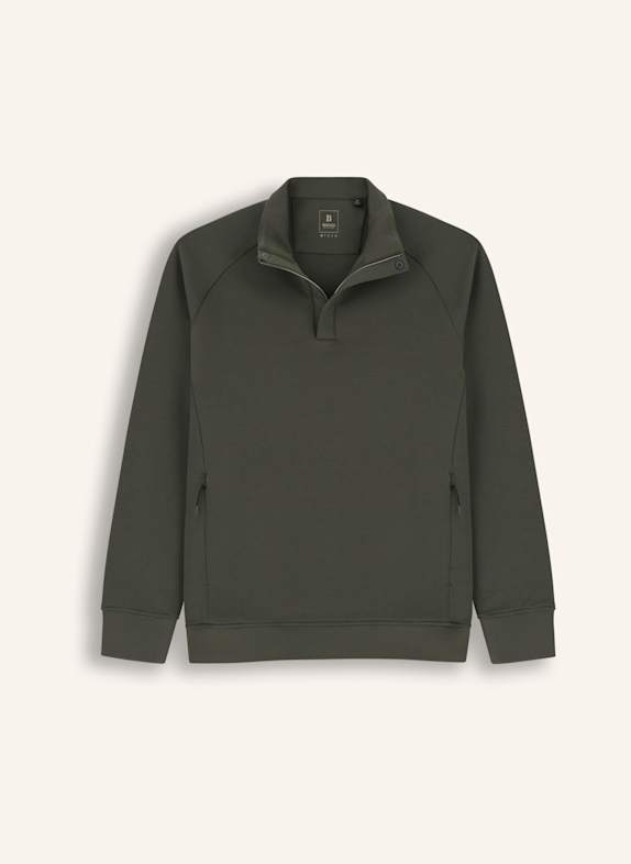 BOGGI MILANO Sweatshirt jacket GREEN