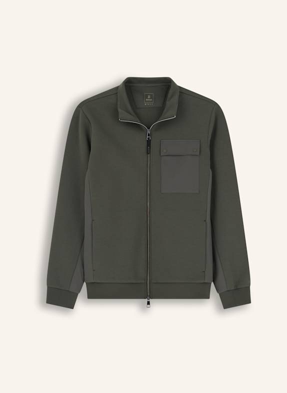 BOGGI MILANO Sweatshirt jacket GREEN