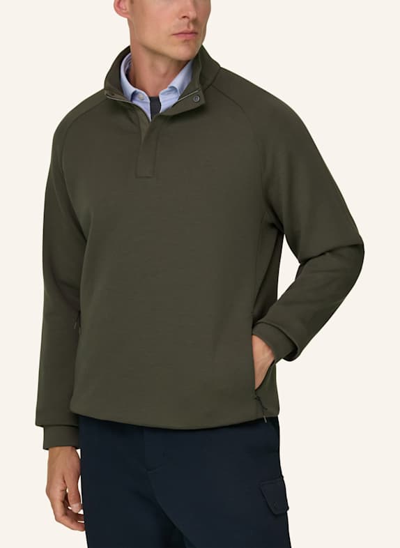 BOGGI MILANO Sweatjack GROEN