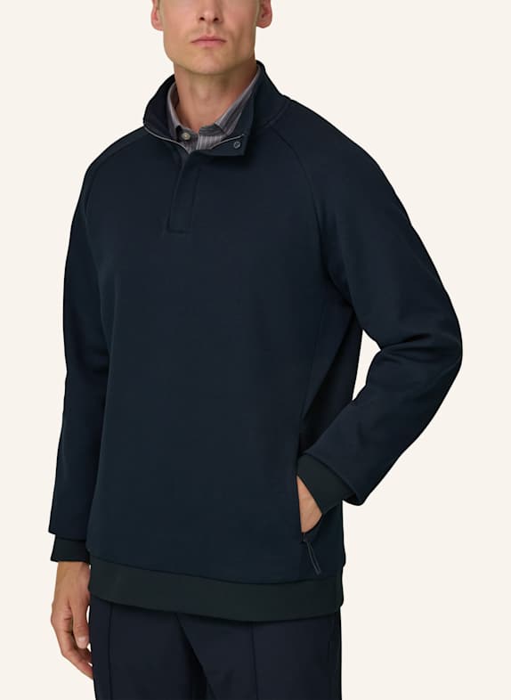 BOGGI MILANO Sweatjack BLAUW