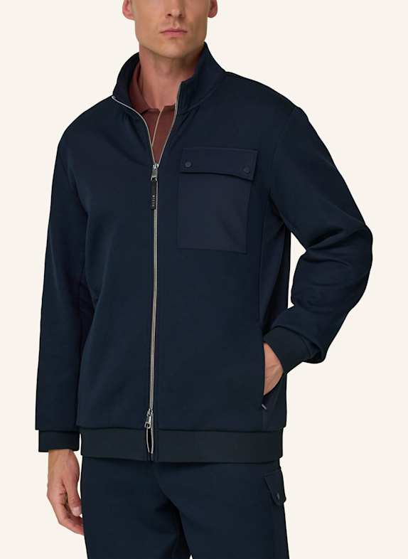 BOGGI MILANO Sweatjack BLAUW