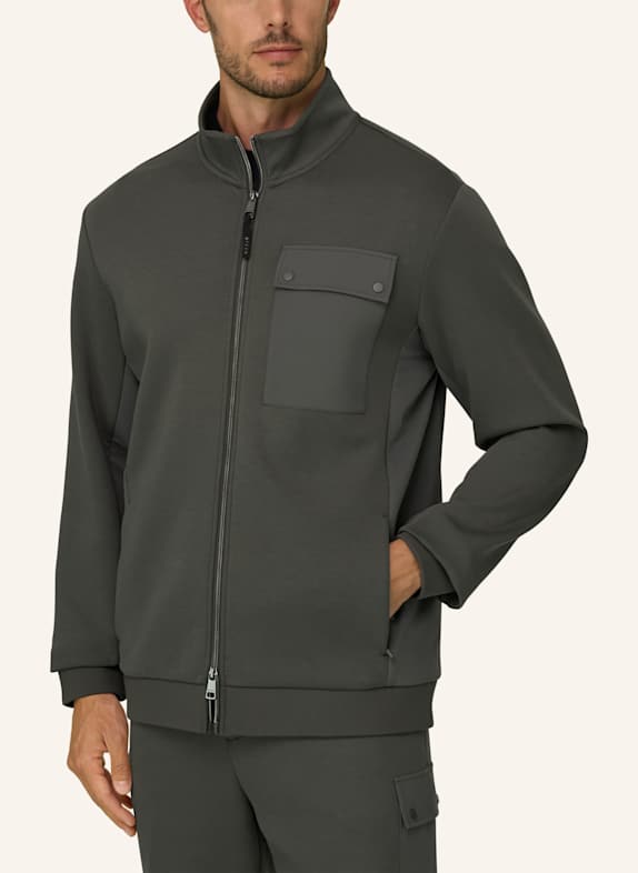 BOGGI MILANO Sweatjack GROEN