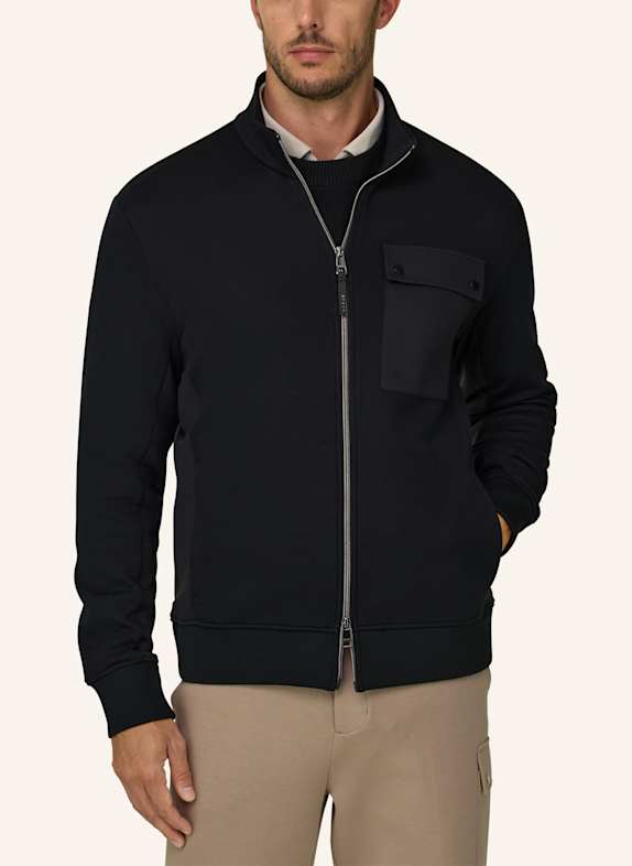 BOGGI MILANO Sweatjack ZWART