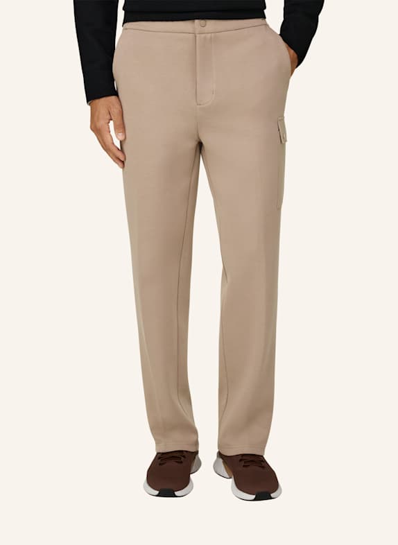 BOGGI MILANO Gebreide broek BRUIN