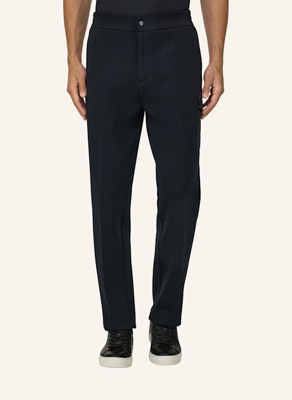 BOGGI MILANO Gebreide broek ZWART