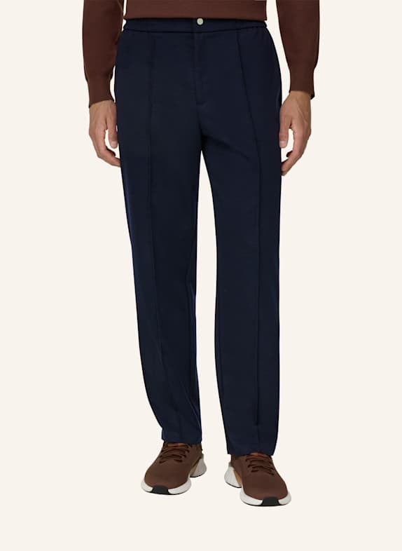 BOGGI MILANO Gebreide broek BLAUW