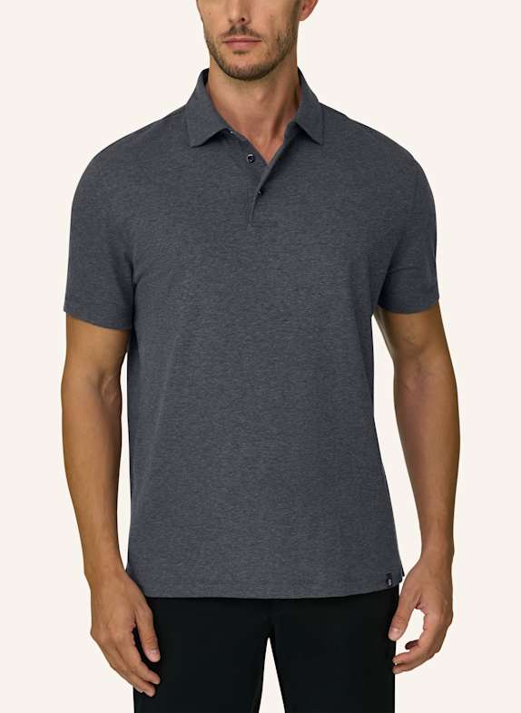 BOGGI MILANO poloshirt DONKERGRIJS