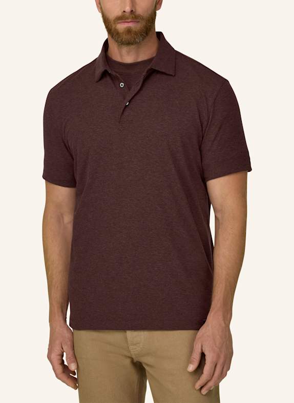 BOGGI MILANO poloshirt DONKERORANJE