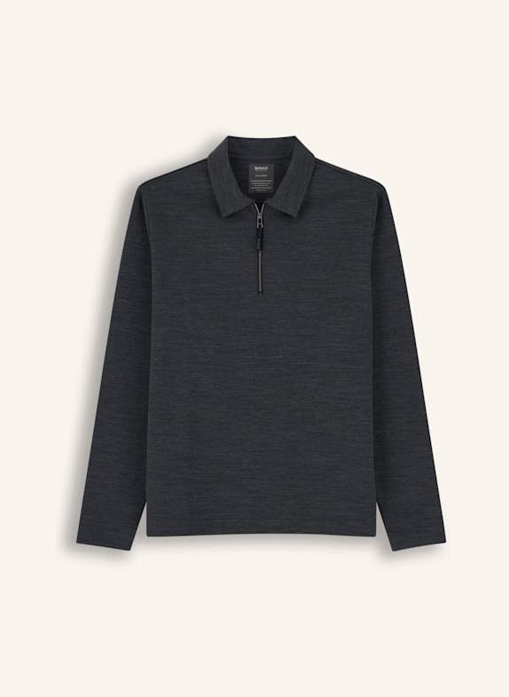 BOGGI MILANO Sweatjacke DUNKELGRAU