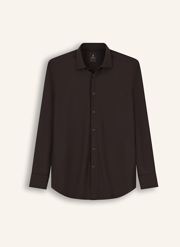 BOGGI MILANO Overshirt DUNKELBRAUN