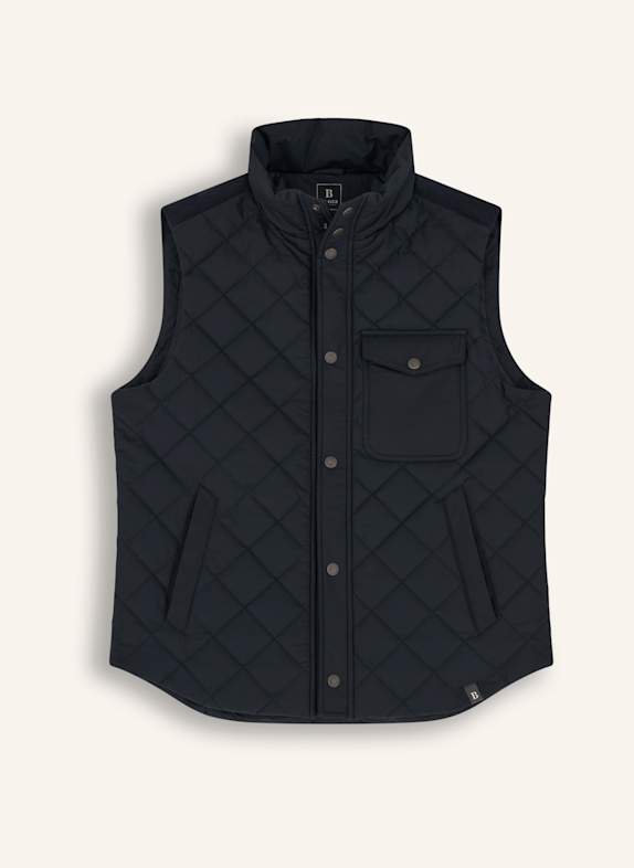 BOGGI MILANO Daunenweste aus Cashmere BLAU