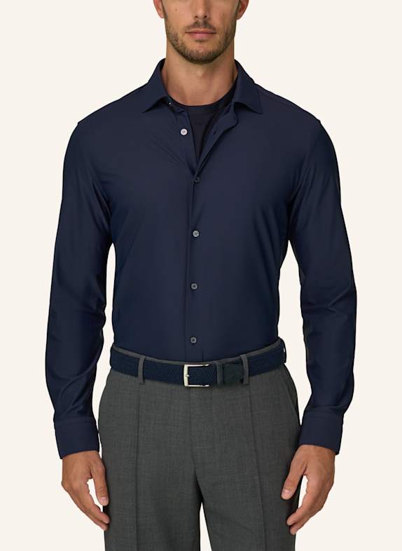 BOGGI MILANO Overshirt BLAUW