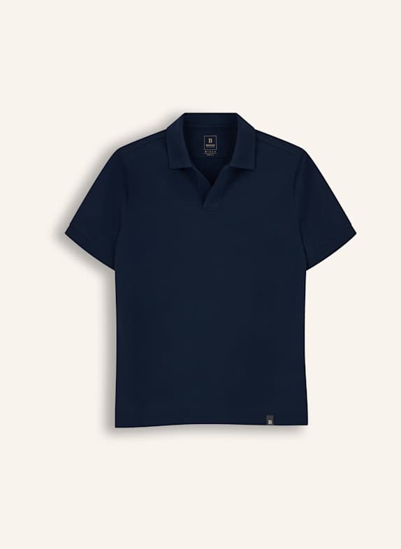 BOGGI MILANO Poloshirt BLAU