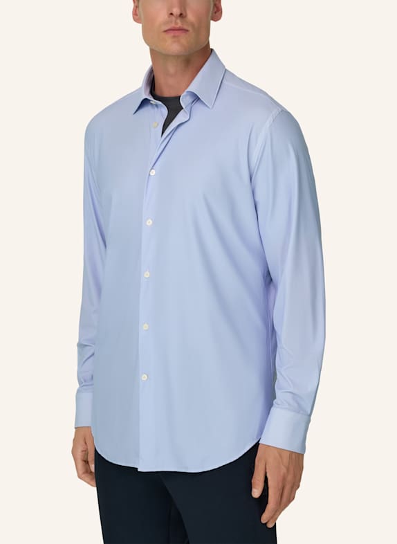 BOGGI MILANO Overshirt LICHTBLAUW