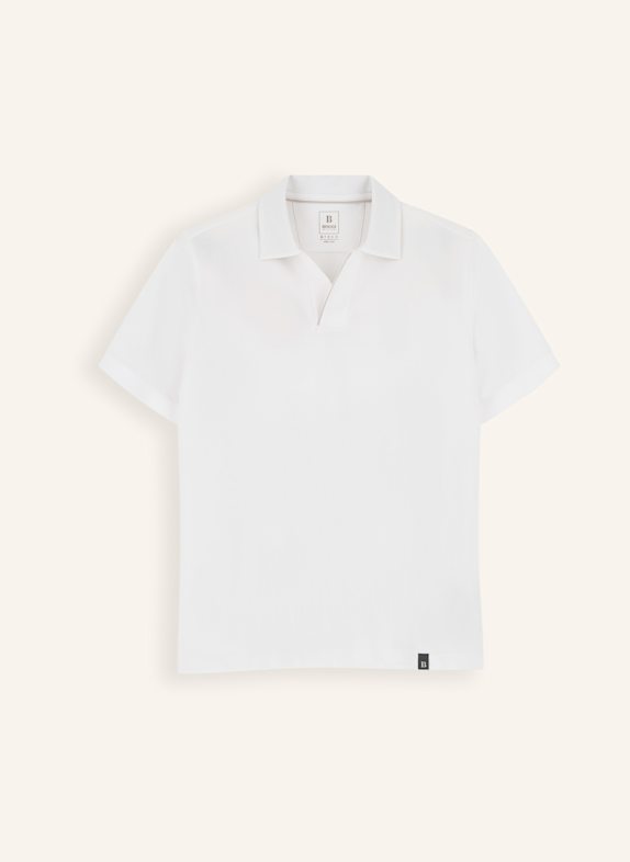 BOGGI MILANO Poloshirt WEISS