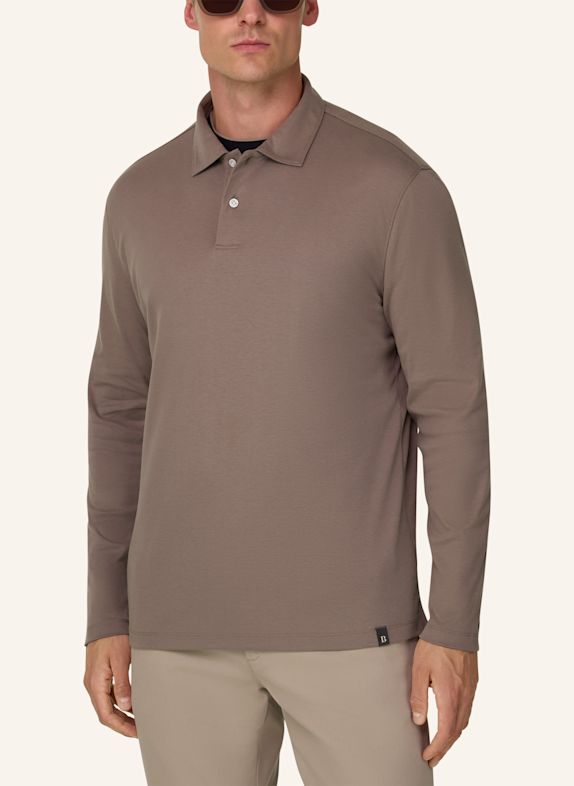 BOGGI MILANO Poloshirt GRAU