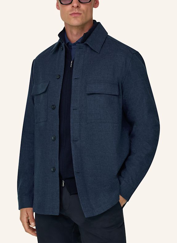 BOGGI MILANO Overshirt BLUE