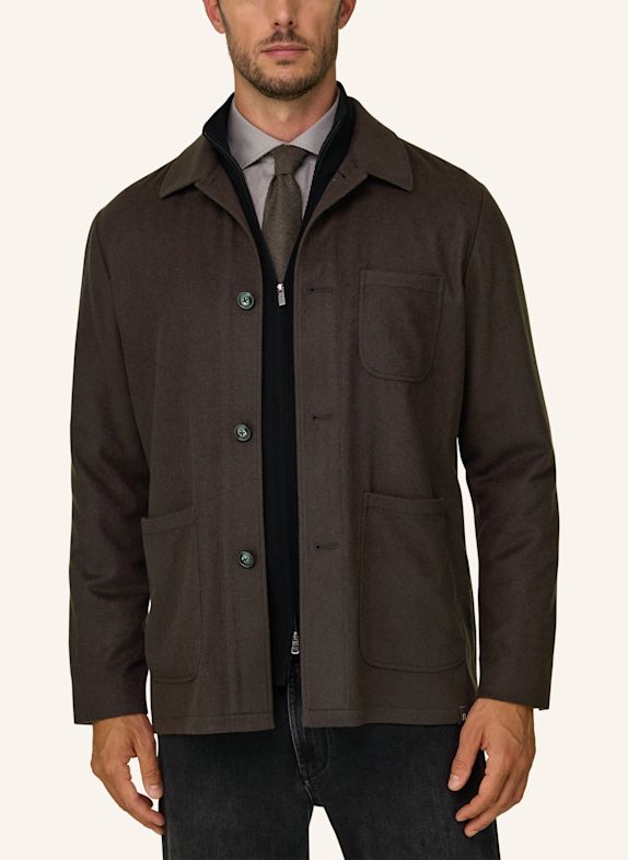 BOGGI MILANO Overjacket MARRON FONCÉ