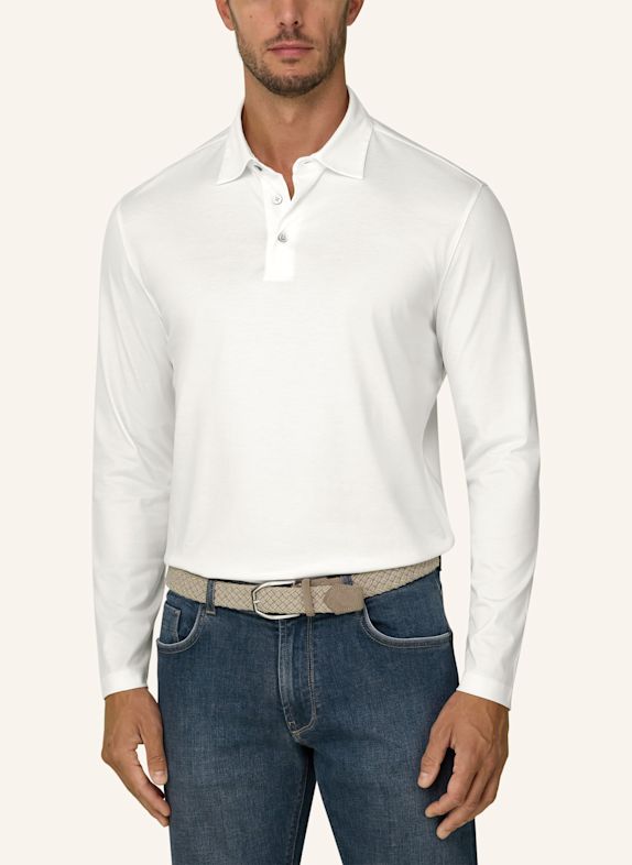 BOGGI MILANO Poloshirt WEISS