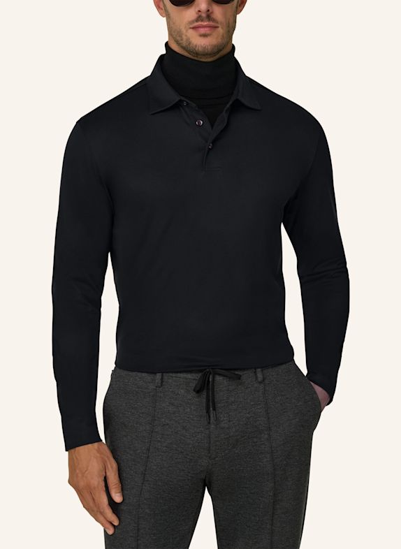 BOGGI MILANO Poloshirt SCHWARZ