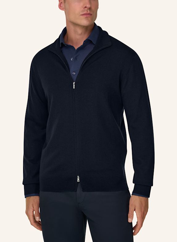 BOGGI MILANO Cashmere turtleneck sweater BLUE