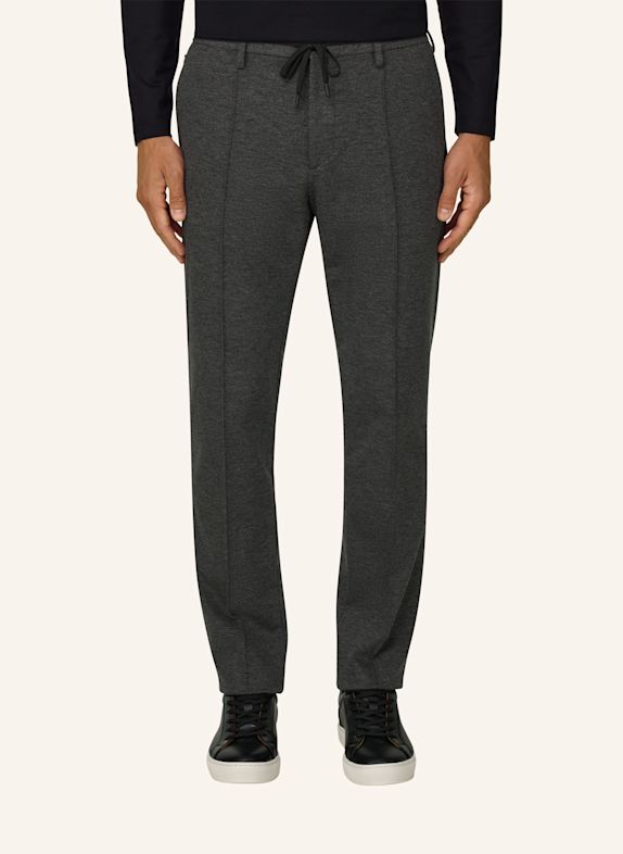 BOGGI MILANO Corduroy pants DARK GRAY