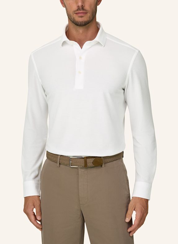BOGGI MILANO Poloshirt WEISS