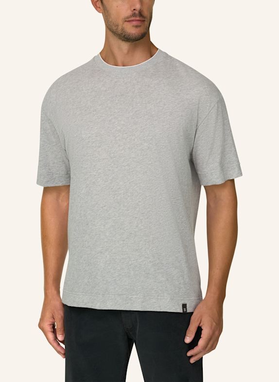 BOGGI MILANO T-Shirt HELLGRAU