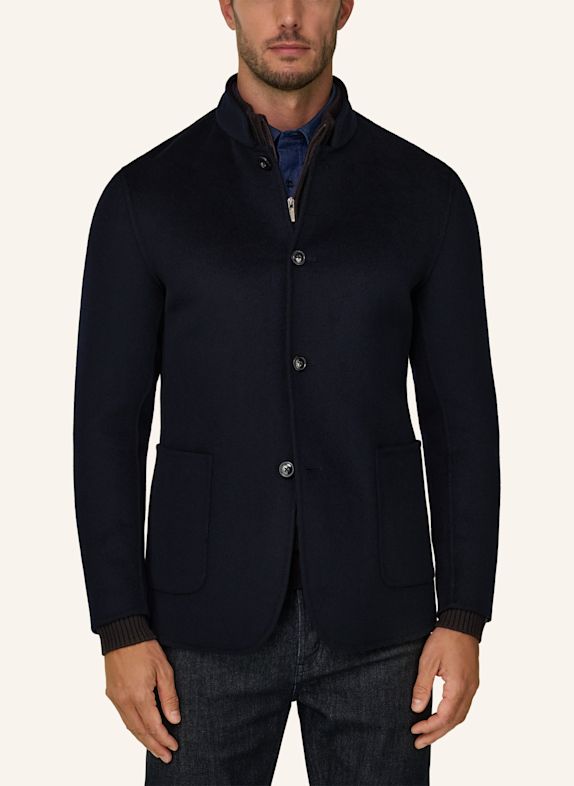 BOGGI MILANO Sweat-Colbert DONKERBLAUW