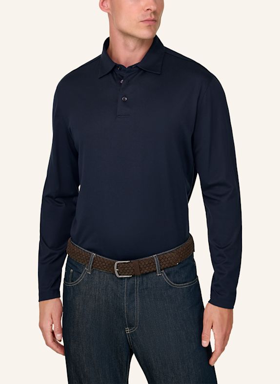 BOGGI MILANO Poloshirt BLAU