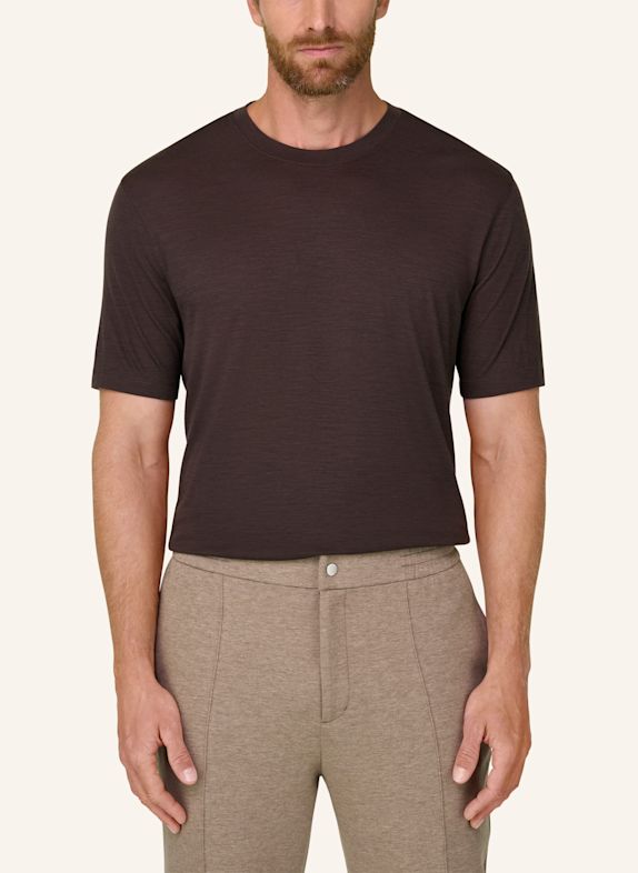 BOGGI MILANO T-Shirt BRAUN