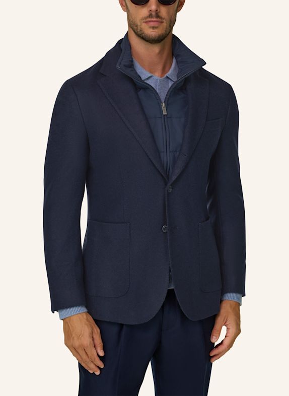 BOGGI MILANO Sweat-Sakko DUNKELBLAU