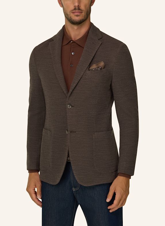 BOGGI MILANO Sweat-Sakko BRAUN