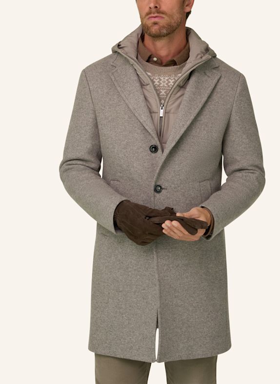 BOGGI MILANO Mantel GRAU