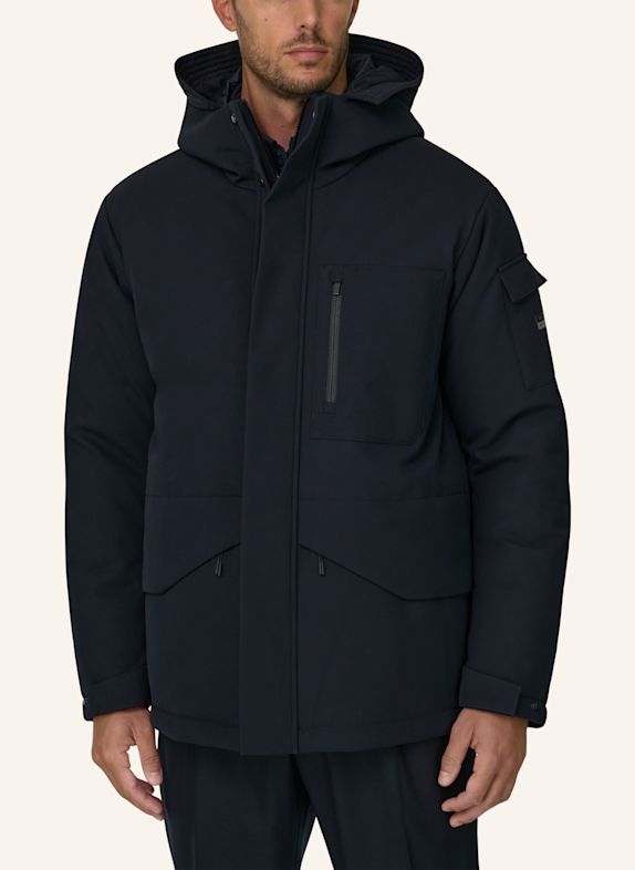BOGGI MILANO Daunenmantel BLAU