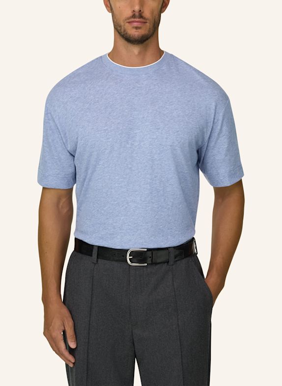 BOGGI MILANO T-Shirt HELLBLAU
