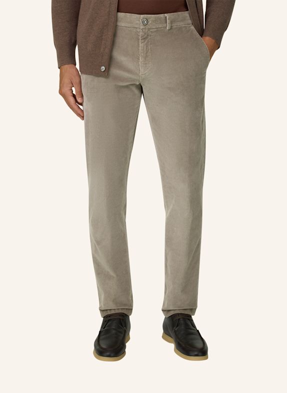 BOGGI MILANO Cordhose DUNKELGRAU