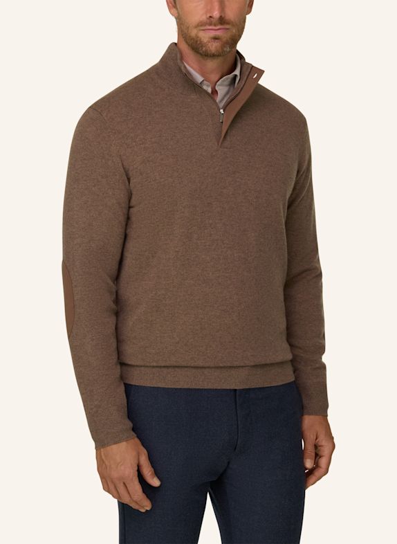 BOGGI MILANO Pullover BRAUN