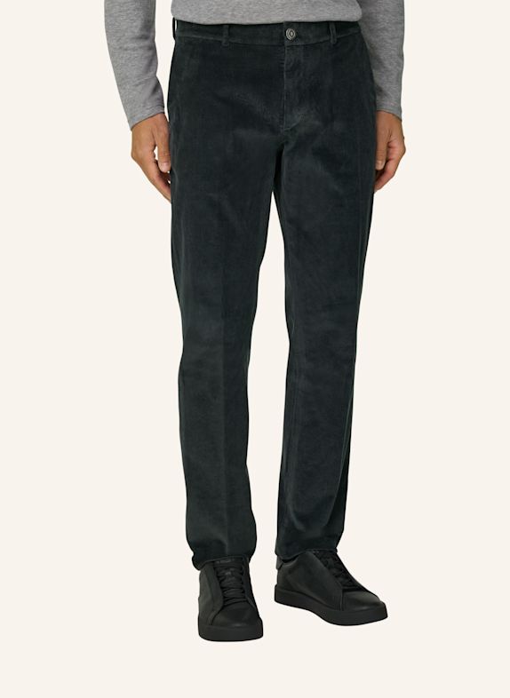 BOGGI MILANO Cordhose DUNKELGRÜN