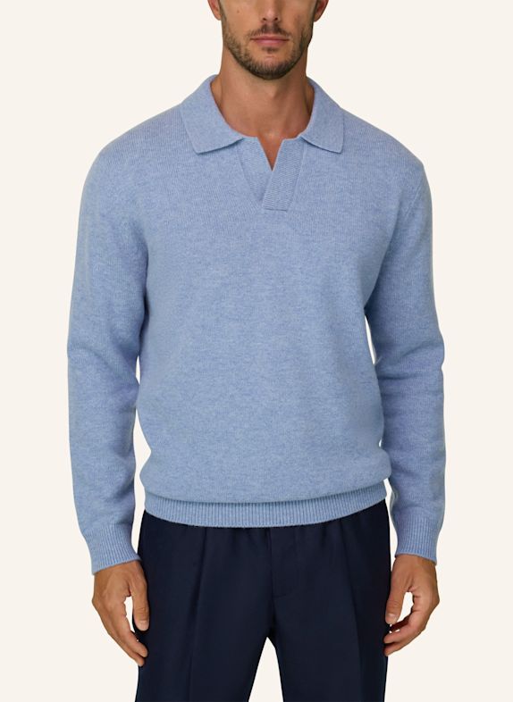 BOGGI MILANO Pullover HELLBLAU