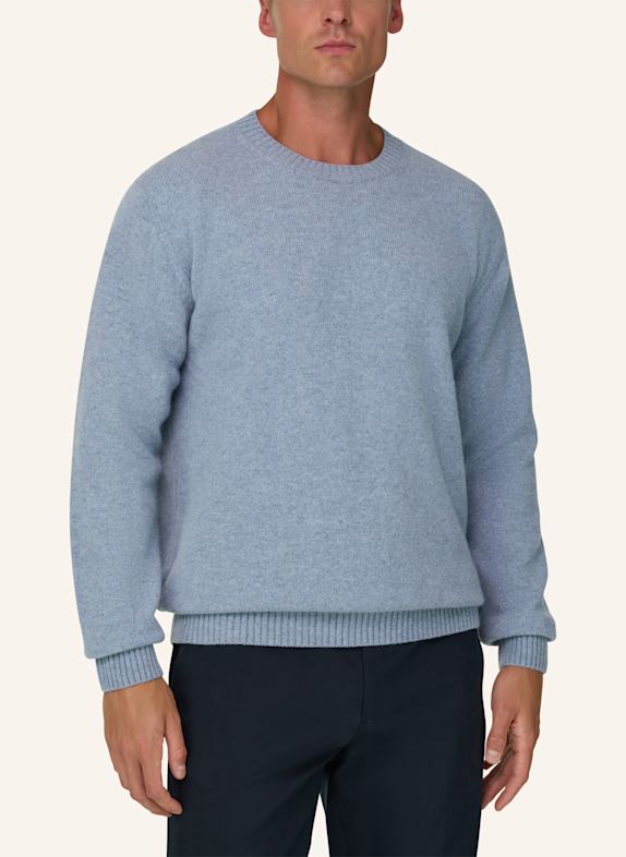 BOGGI MILANO Pullover HELLBLAU